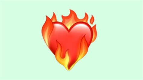 Qué significa el emoji del corazón en llamas en WhatsApp