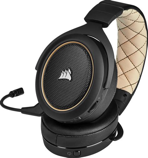 Corsair HS70 PRO Wireless Over Ear Gaming Headset με σύνδεση USB Cream ...