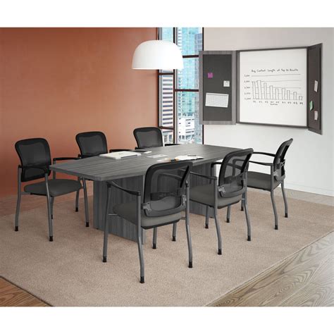 6 Foot Boat Shaped Conference Table Marcus Office