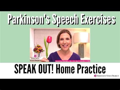 11/22/22 Parkinson's Speech Exercises: National Family Caregivers Month ...