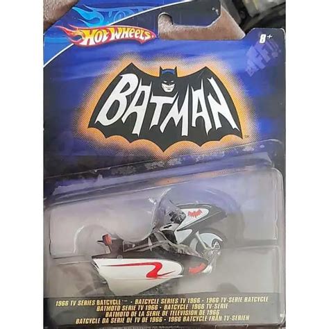 Hot Wheels Batman 1966 TV Series Batcycle Escala 1 50 Universo Hot Wheels