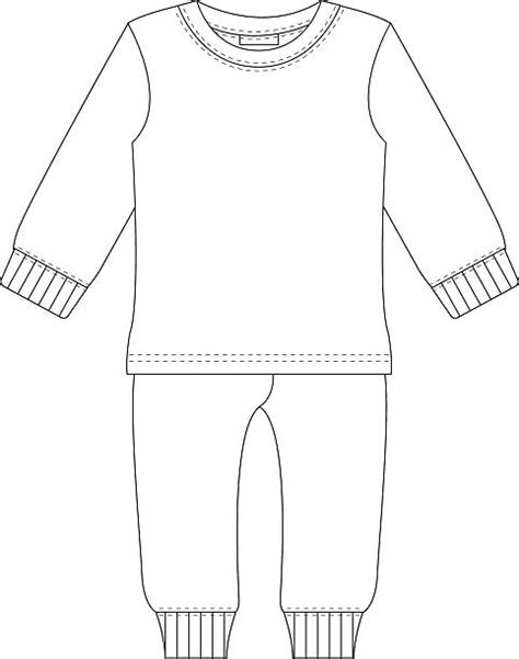 Printable Pajama Template