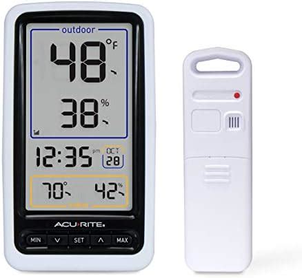 Amazon AcuRite 02028 Color Digital Thermometer With Indoor Outdoor