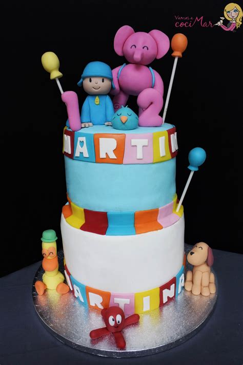 Tarta Pocoyo Fondant Vamos A Cocimar