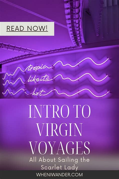 Sailing On Virgin Voyages Scarlet Lady A Practical Introduction In