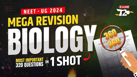 Neet 2024 Grand Revision 🔥 Biology Maha Marathon 🏃🏻 Complete T 20 In 1 Shot Allenneet Youtube