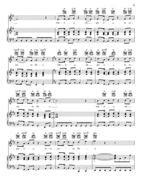 Gloria by Michael W. Smith - Piano, Vocal, Guitar - Digital Sheet Music | Sheet Music Plus