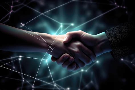 premium photo concept  business partnerships collaboration ai generated