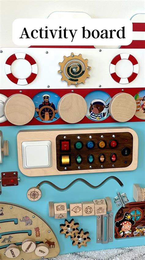 Toddler Activity Boardtoddler Busy Boardbusy Boards For Toddlersdiy