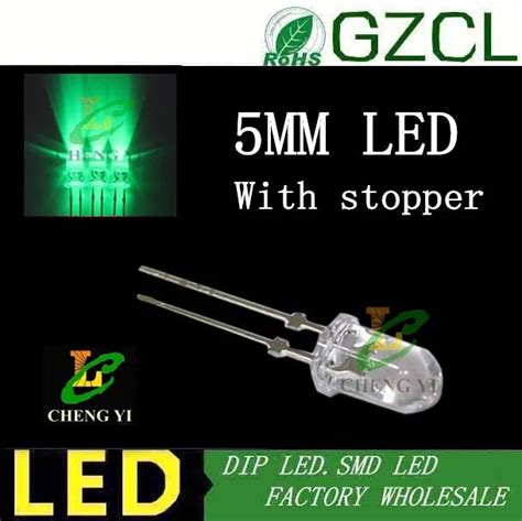 Ultra Bright 5MM Green Led Diode 505 530nm 3 0 3 5V Light Emitting