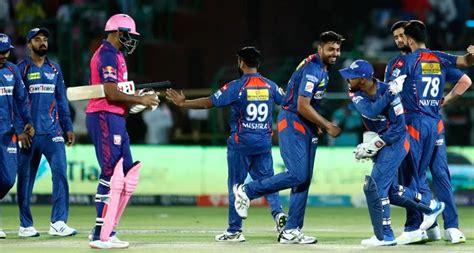 Free Photo Ipl 2023 Avesh Stoinis Star As Lucknow Super Giants Beat Rajasthan Royals By 10 Runs