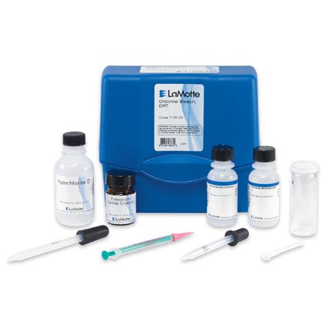 Chlorine Bleach Test Kit Vendart Diagnostics