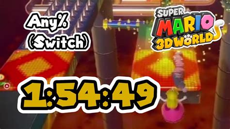 【rta】スーパーマリオ3dワールド Switch Any 15449 Super Mario 3d World Youtube