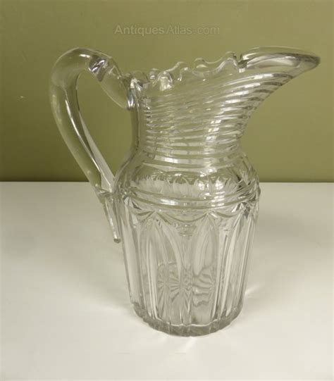 Antiques Atlas 19th C Cut Glass Water Jug