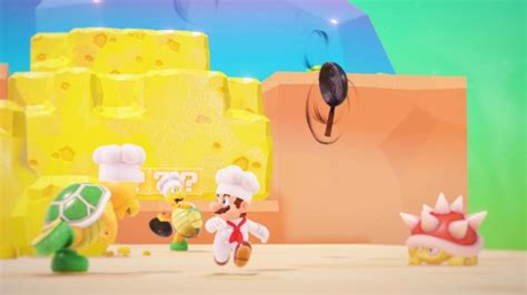 Novas Imagens De Super Mario Odyssey Mostram Figurino De Chef E Desafio