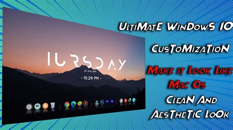 Best Ways To Customize Windows 10 Clean And Aesthetic Look Nexus And Rainmeter Windows 10 In