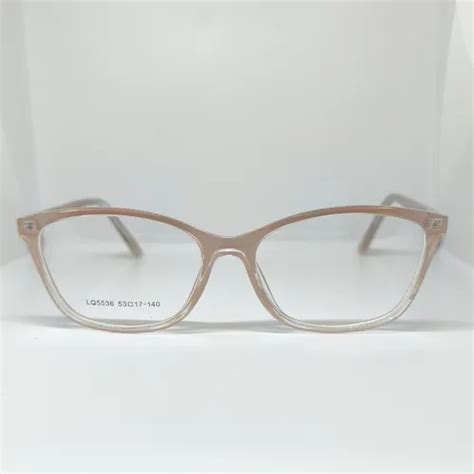 Armação De Óculos Joyce Feminino Aro Pequeno Nude Leve Nude Frete grátis