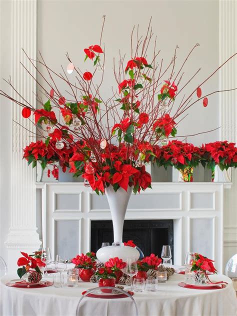 Poinsettia Decorating Ideas For The Holidays Hgtv