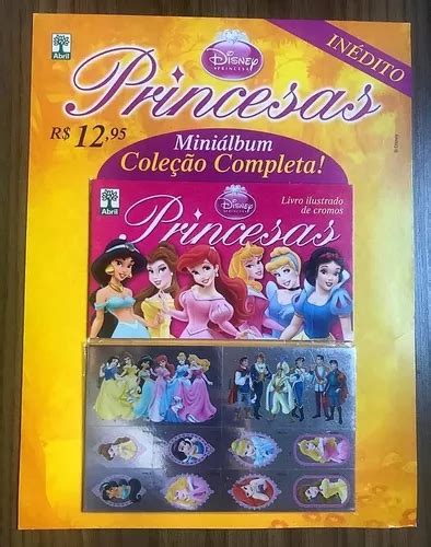 Mini Lbum De Figurinhas Completo Princesas Disney Mercadolivre