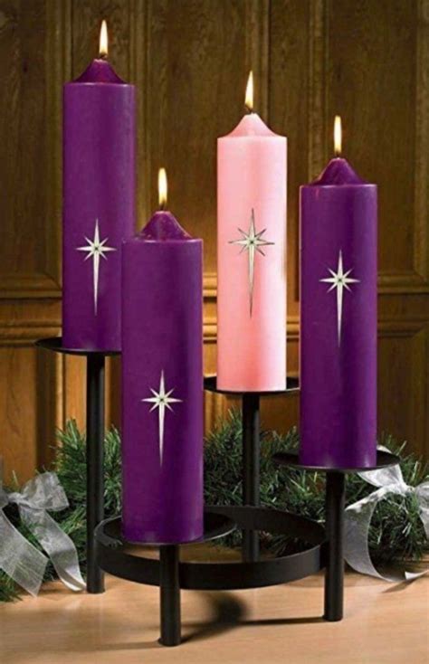 Pin By Rosenda On Adviento Advent Church Decorations Advent Candles