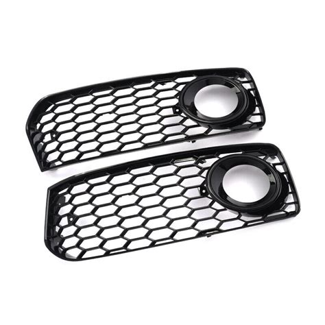 For Audi A Sline S Honeycomb Front Bumper Fog Light Grill