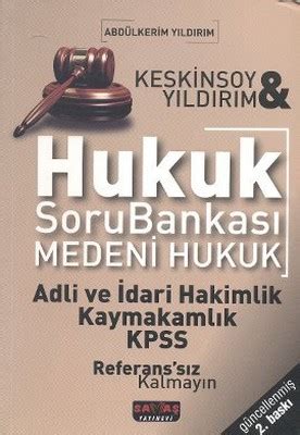 Hukuk Soru Bankası Medeni Hukuk Abdülkerim Yıldırım Fiyat Satın