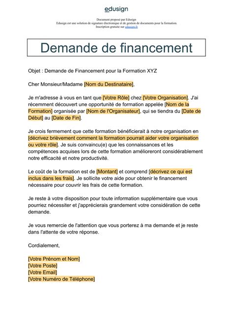 Demande De Report Mod Le De Mail Ou De Lettre Gratuit Edusign