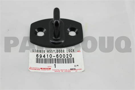 Genuine Toyota Plate Assy Back Door Lock Striker