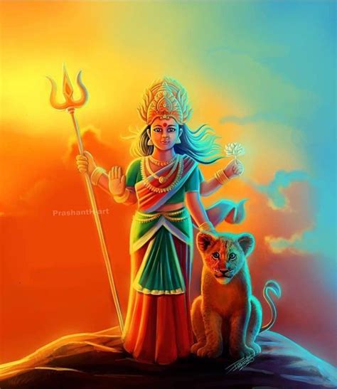 Pin By Kaj On Mataji God Illustrations Aries Art Lord Shiva Painting