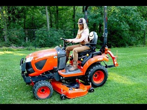 Kubota Bx S Her First Mow And Loader Removal Kubota Tractors