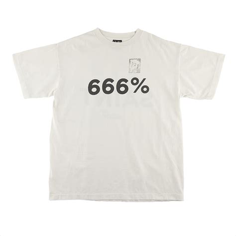 ©saint Mxxxxxx T Shirt 666 White