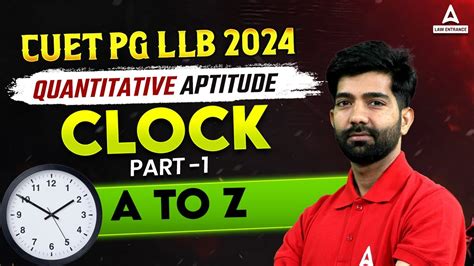 CUET PG LLB 2024 Preparation Logical Reasoning Clock Part 1 By