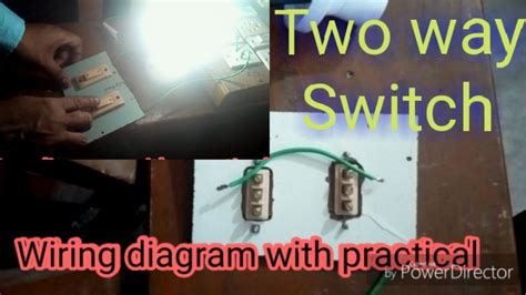 Staircase Two Way Switch Diagram Wiring Youtube