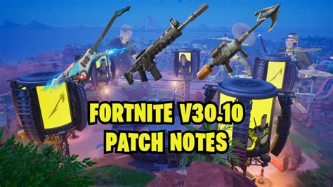 Fortnite V3010 Patch Notes Everything Included In The Update Esportsgg