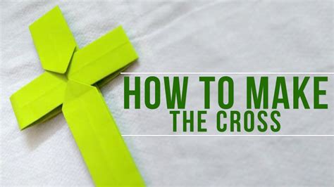 How To Make Cross In Paper Paper Cross Craft 4k Video Youtube