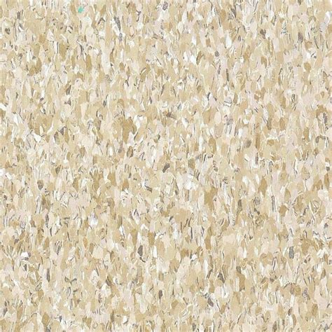 Armstrong Imperial Texture 45 Piece 12 In X 12 In Cottage Tan Glue Down Speckle Commercial Vct