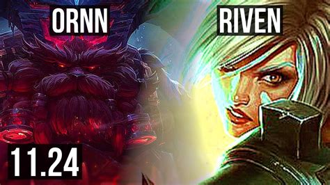 ORNN Vs RIVEN TOP Rank 1 Ornn 2 2M Mastery 500 Games BR