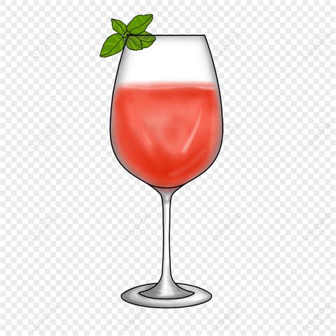 Refreshing Summer Juice Bartender Cute Cartoon Illustration Red Fruit