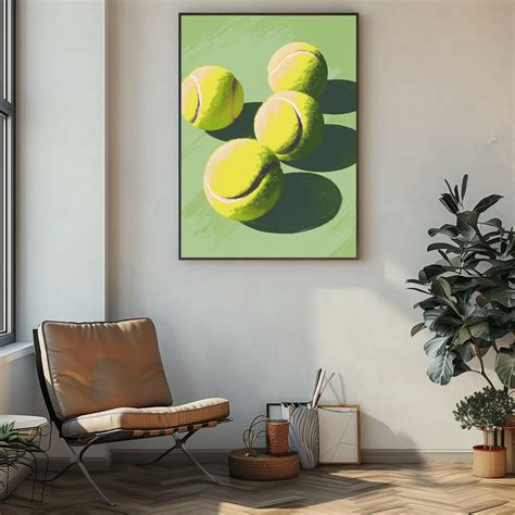 Printable Tennis Artwork Athletic Room Decoration Instant Download ...