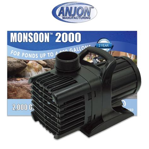 Anjon Monsoon Pump Gph Ft Cord