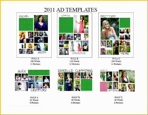 Free Online Yearbook Templates Of 8 Best Of Yearbook Ad Layout ...