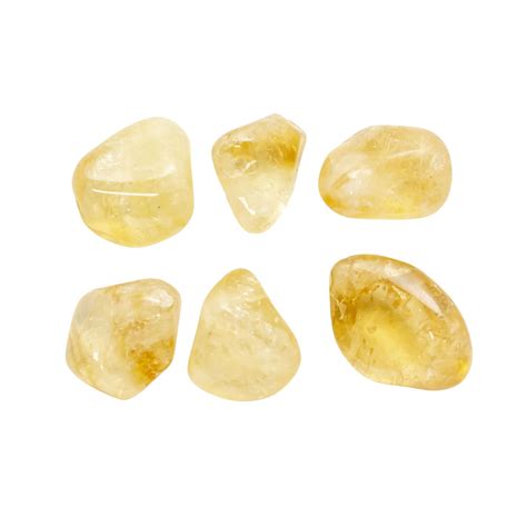 Citrine Tumbled Stone Set S Crystal Vaults