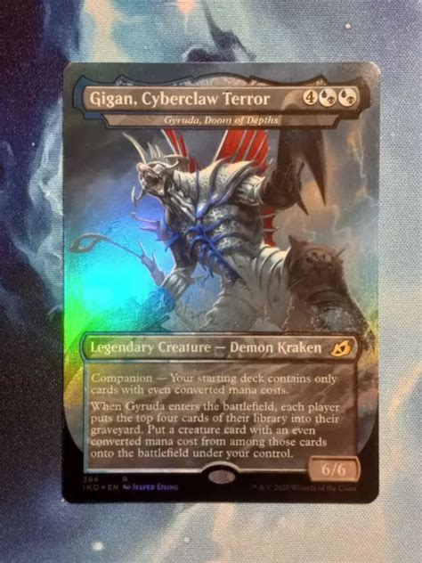Mtg Gigan Cyberclaw Terror Gyruda Doom Of Depths Foil Série