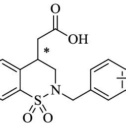 Structure Of Acetic Acid Derivatives Of Benzothiazine Dioxide