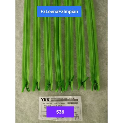 ZIP SEMBUNYI ZIP SOROK JENAMA YKK 8 INCI 1 PCS Shopee Malaysia