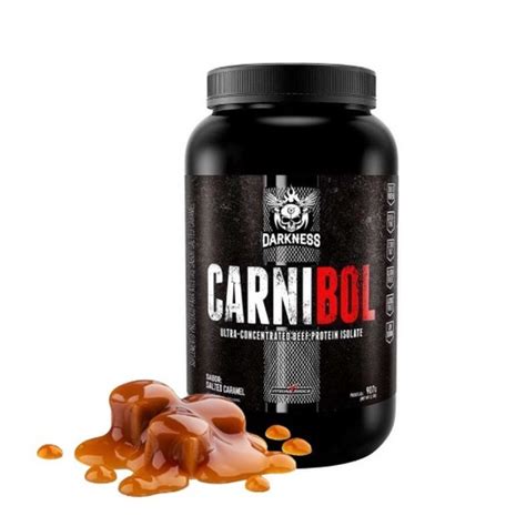 Carnibol 907g Darkness Coqueteleira Proteína da carne Escorrega o