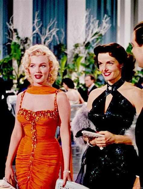 Jane Russell And Marilyn Monroe All About Gentlemen Prefer Blondes