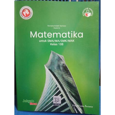 Jual PR Buku Interaktif Matematika Kelas 10B Kurikulum Merdeka Penerbit