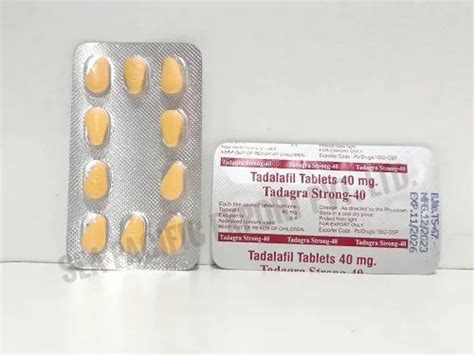 Tadagra Strong Tadalafil 40 Mg At 150 Stripe Tadalafil Tablets In