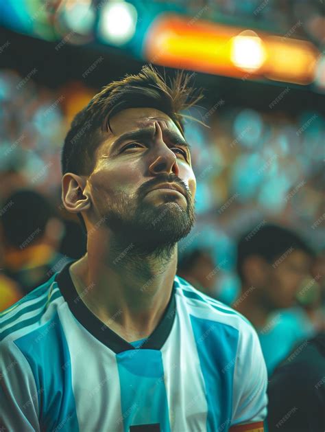 Premium Photo | Disappointed and upset man football fan of Argentina